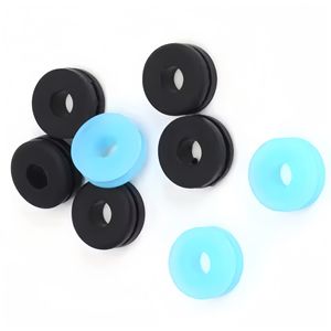 कस्टम थोक खाद्य ग्रेड टिकाऊ आंखों रंगीन सिलिकॉन रबर ग्रोमेट - Product Image 3