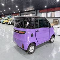 NUEN Véhicule Électrique à Quatre Roues à Deux Portes pour Enfants, Transport Quotidien et Déplacements Domestiques, Autonomie de 100 km, Moteur de 50 kW