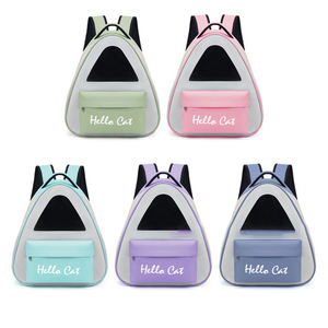 Manufacturer Wholesale Portable Outdoor Breathable <b>Triangle</b> Backpack Cat Carrier Bag - Product Image 6