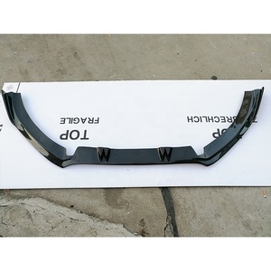 New 2008-2016 Audi A5 Front Bumper <strong>RS5</strong> Carbon Fiber Look Diffuser <strong>Spoiler</strong> with Clips - Product Image 6