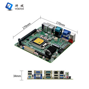 Yentek H81 Mini ITX เมนบอร์ดขนาด170x170มม. Lga1150 Ddr4ช่องเดียวสำหรับอุตสาหกรรม PCIe dual Network Triple DISPLAY - Product Image 1