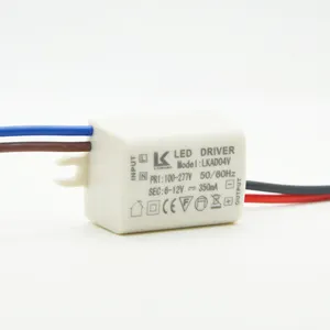 CUL ETL FCC LED電源トランスドライバー12vLEDライトドライバーIC100-277VAC入力5WLEDドライバー