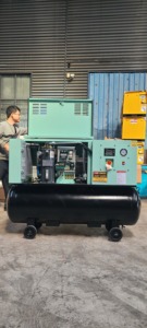 Kalors compressori d'aria industriali 10HP 7.5KW 15kw 22 compressori rotativi a vite con essiccatore per taglio Laser - Product Image 2