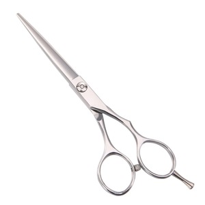 Tijeras de peluquería de acero inoxidable de marca privada, diseño personalizado, herramienta de belleza, servicio OEM, tijeras de barbero - Product Image 5