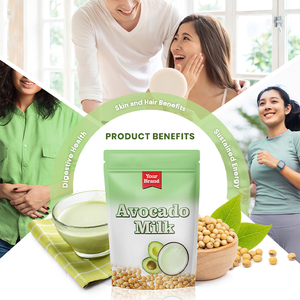 Leche de aguacate en polvo instantánea OEM de grado superior, bebida saludable para la salud digestiva, energía sostenida filtrada empaquetada en caja - Product Image 3