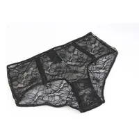 Wholesale Sexy Black Net Panties Cotton, Lace, Seamless, Shaping 