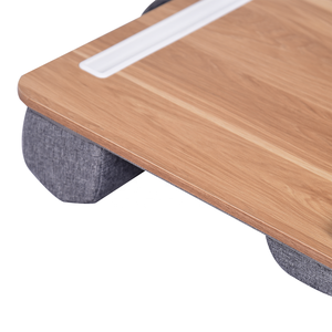 Eco-Friendly Bamboo Laptop <strong>Lap</strong> <strong>Desk</strong> With Pillow <strong>for</strong> Couch and Bed with Tablet and Phone Holder - Product Image 6