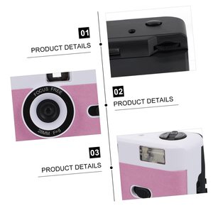 Appareil <span class=keywords><strong>photo</strong></span> manuel professionnel rétro 135 35 mm à film, non jetable, avec flash, mise au point fixe, optique, en plastique, à usage unique, pas cher, vente en gros - Product Image 3