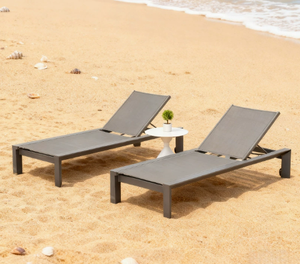 Chaise longue de <span class=keywords><strong>jardin</strong></span> en métal pour l'extérieur, lit de repos en aluminium, chaise de plage, <span class=keywords><strong>transat</strong></span> - Product Image 1