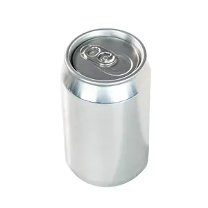 Desain baru 330ml 12oz minuman Aluminium kosong dapat mudah buka ujung tutup untuk Soda kopi jus minum teh