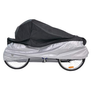 Чехол для мотоцикла 210D, сверхпрочный, водонепроницаемый, из ткани рипстоп, защита от УФ-излучения, дождя, пыли и царапин, черный, гарантия 2 года, для использования на улице - Product Image 1