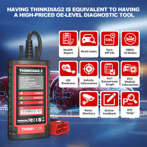 Lector de Códigos OBD2 Thinkdiag 2 Compatible con Protocolos CAN FD, Apto para Marcas de Automóviles Universales, <span class=keywords><strong>Software</strong></span> Completo Gratuito, 16 Funciones de Reinicio, Código ECU - Product Image 5