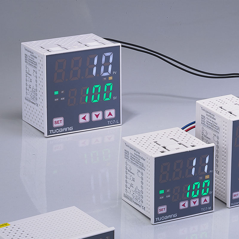 TUOBANG PID LED Display Temperature Controller TC7-S/L ABS Relay Solid-state Output ODM/OEM Industry Thermostat 100-240V