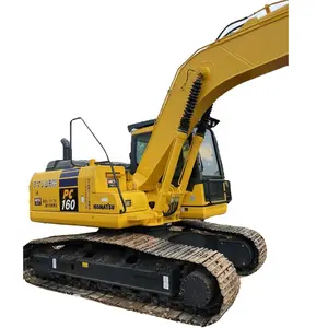 Buona condizione komatsu usato PC160 escavatore in cantiere originale di seconda mano cingolato scavatore PC160 in vendita a caldo
