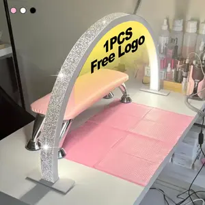 LOGO personalizzato 48w OEM Half Moon Desktop Care Led Nail Lamp Arch Diamond Manicure Lamp Salon Beauty Nail Table Lamp