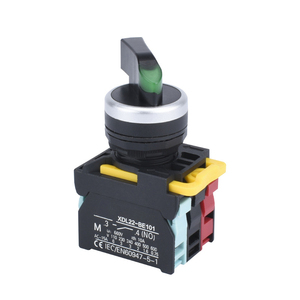 Interruptor de botón pulsador de plástico de 22 mm, interruptor de diseño de botón de emergencia tipo hongo, compatibilidad - Product Image 5