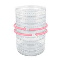 360 °    Présentoir rotatif pour échantillons de vernis à ongles, 300 couleurs, support de présentation pour pointes d'ongles, organisateur pour salon de beauté