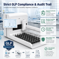 Analyseur de pH automatique pour tests en lot, avec auto-étalonnage et nettoyage, conforme GLP, pour textiles, cuir, eau, produits pharmaceutiques, contrôle qualité alimentaire et laboratoire