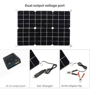 Panneaux solaires portables 20w 30w 18v Chargeur <span class=keywords><strong>solaire</strong></span> rapide haute puissance pour téléphone portable pour batterie au lithium Voitures électriques - Product Image 2