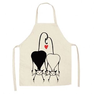 Delantal de Cocina Personalizado con Estampado Completo de Limones Amarillos Vintage, Delantal de Trabajo Duradero de Poliéster, Fresco y Cítrico, a la Moda para el Verano - Product Image 6