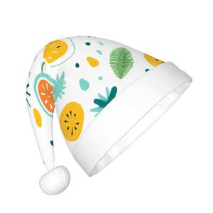 Chapeau de Père Noël adulte en peluche de haute qualité pour la décoration et les fournitures de fête - Product Image 3