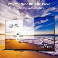 Câble d'extension HDMI Ultra HD mâle-femelle noir 8K 4K 3D 60Hz 48 Gbps 18 Gbps de 0,5 m à 5 m pour console de jeu, ordinateur portable, écran PC