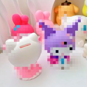 Luckykoo, superventas, Mini hucha azul personalizada, hucha de PVC para niños, caja de seguridad para <span class=keywords><strong>dinero</strong></span> de cumpleaños - Product Image 1