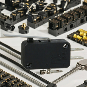 <span class=keywords><strong>Micro</strong></span> interrupteur de fin de course Circuit SPDT à rouleaux à 3 broches en matière plastique sans <span class=keywords><strong>soudure</strong></span> avec écrou Type de produit <span class=keywords><strong>Micro</strong></span> interrupteurs - Product Image 1