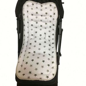 Nouveau coussin de poussette respirant à motifs, rembourrage en coton chaud - Product Image 4