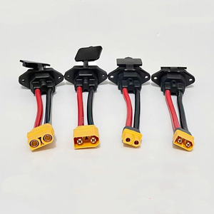 Cable de Alimentación HKN4137 <span class=keywords><strong>HKN</strong></span> 4191 para Motorola GM300 CDM1250 XT60 MR30 EC3 EC5, Arnés de Cable de Silicona, Conector Macho y Hembra - Product Image 2