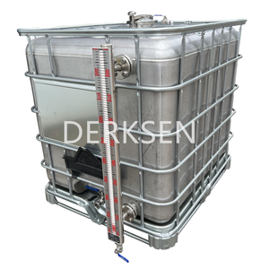 Op Maat Gemaakte Ibc Opslagtank Roestvrijstalen Chemische Containers Met Klep Niveaumeter Te Koop - Product Image 1