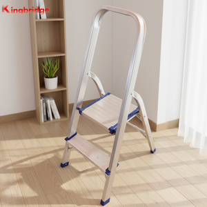 <span class=keywords><strong>Kingbridge</strong></span> EN131ไฟอลูมิเนียมอัลลอยด์คุณภาพสูง2ขั้นตอนสำหรับใช้ในครัวเรือนบันไดกันลื่นออกแบบให้พับได้ในสไตล์อุตสาหกรรม - Product Image 4