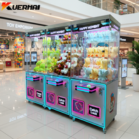 Machine à griffes d'arcade pour peluches, distributeur de petits cadeaux individuels, à monnayeur, version anglaise