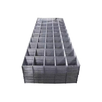 Grillage soudé noir 3-8 mm pour renforcement de béton, construction routière, conformité ASTM BS GB, découpe et pliage