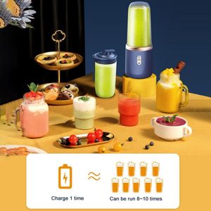 Mini Frullatore Elettrico Portatile per <span class=keywords><strong>Frutta</strong></span> e Verdura, Ricaricabile USB, con Bicchiere per Succhi - Product Image 4