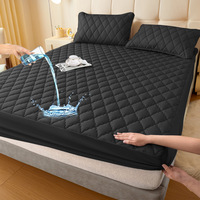 Protège-matelas imperméable matelassé anti-acariens, drap-housse en gros