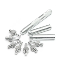 11 pièces Kit d'outils à main outil de retrait de joint de soupape tige de soupape enlèvement d'huile installateur pince trousse à outils