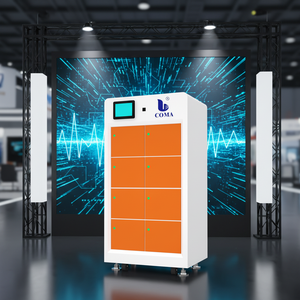 Outdoor 8 Slot Mobile Battery <b>Charge</b> <b>Station</b> 24v 48v <b>Multi</b> Function Battery Charger Cabinet - Product Image 4