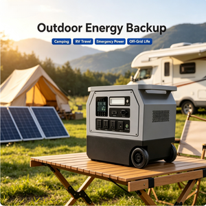 เครื่องกำเนิดไฟฟ้าพลังงานแสงอาทิตย์แบบพกพา 3000W 4KWh LiFePO4 สำหรับสำรองไฟบ้าน - Product Image 3