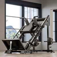 Machine à Squat Incliné à 45 Degrés à Charge Libre, Entraîneur de Squat Linéaire Robuste, Équipement de Musculation du Bas du Corps pour Salle de Sport Commerciale et Domicile