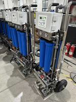 Système RO mobile tout-en-un à haut débit 500 L/H avec pompe et contrôle intelligent TDS < 5 PPM, machine à eau pure pour équipes commerciales