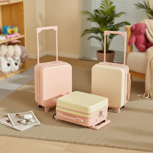 Nouvelle Arrivée 2026 – <span class=keywords><strong>Valise</strong></span> Trolley Mini Enfant Style Simple avec Roues Pivotantes à 360° – Bagage Cabine Portable pour Garçons et Filles - Product Image 1