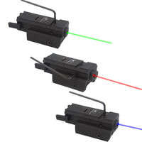 Visée laser rouge verte bleue rechargeable par USB 11 mm 20 mm, visée laser tactique de chasse USB
