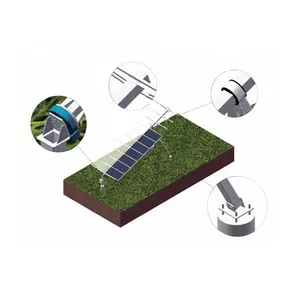 Bom preço oblíquo único eixo PV rastreamento sistema solar painel solar rastreamento e montagem sistemas