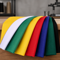 Tissu sergé en polyester/coton doux et absorbant pour uniformes de restaurant pour filles - Imperméable