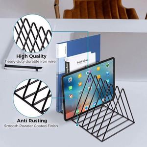 Vente Flash : Porte-revues de bureau en fil de fer métallique or rose, 9 fentes, forme triangulaire, qualité supérieure, vente en gros - Product Image 5