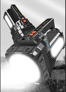 P70 סוג c טעינה <span class=keywords><strong>3</strong></span> ב 1 סולארי הוביל אור פנס חיפוש אור פנס w חצובה/dimmer לטיול חירום דיג - Product Image 6