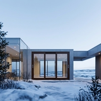 Sistema de Ventanas de Madera Revestidas de Aluminio con Cortina Colgante y Biombo Plegable, Diseño Europeo, Aislamiento Térmico, Uso Exterior, Cocina
