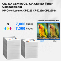 متوافق مع ابيست حصان 307A CE740A CE741A CE742A CE743A متوافق مع اتش بي لون ليزر CP5225 CP5225n CP5225dn