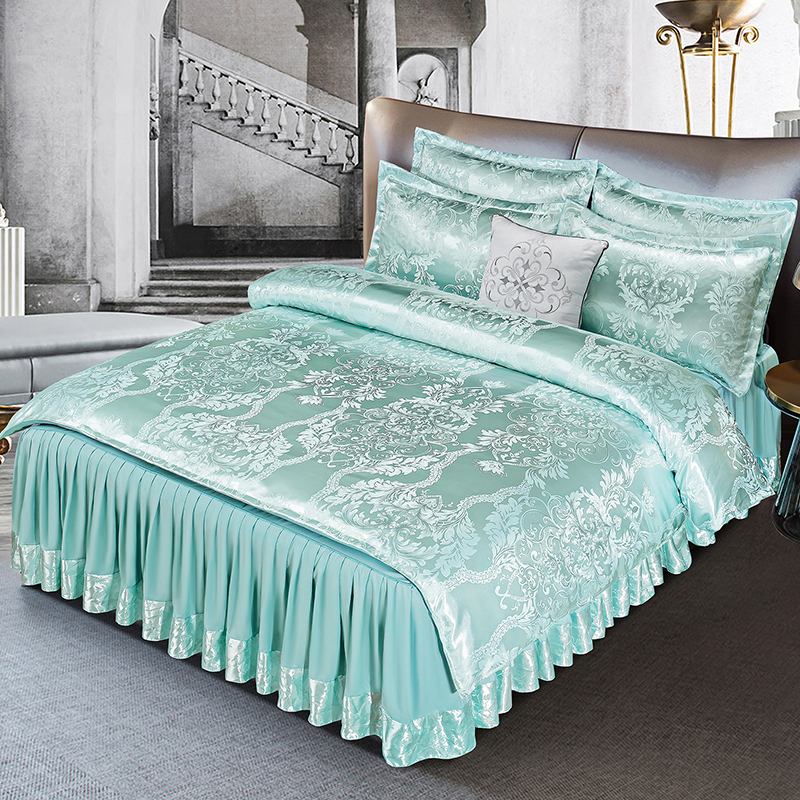 Floral Tenderness-Aqua Green